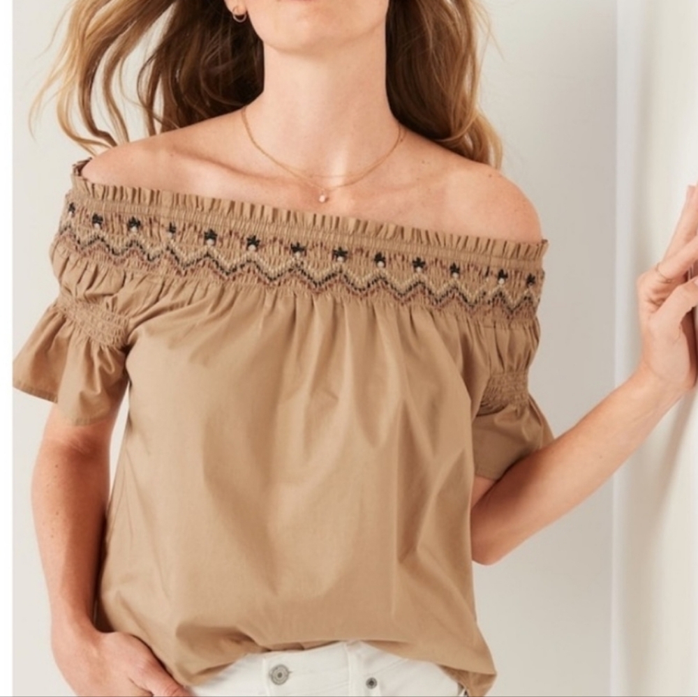 Old Navy XL Smocked Off Shoulder Top